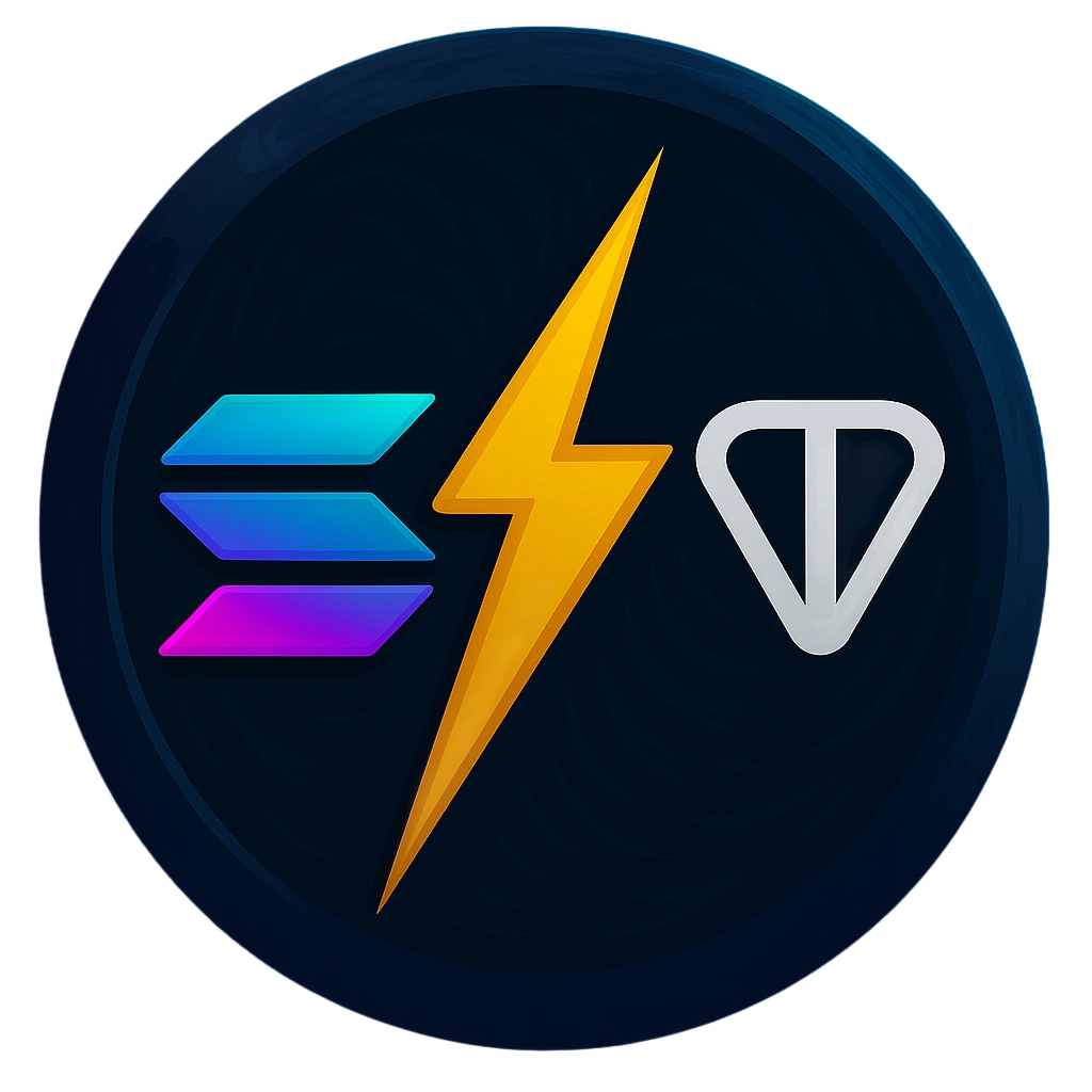 Solana x TON Logo